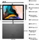 Ноутбук 2в1 12" 2К Chuwi 2 в 1 8/256Gb 4 ядра 5000 mAh Сірий - изображение 3