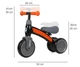 Беговел для малышей Qplay Sweetie Orange от 1 до 3 лет (qp-4080) - изображение 8