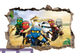 Наклейка на стену детская Oracal Lego Ninjago Лего 115 х 75 см (LG81) - изображение 1