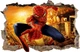 Наклейка на стену детская Oracal Spiderman Спайдермен 115 х 75 см (SM64) - изображение 1