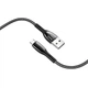 Кабель HOCO U89 Safeness USB - Micro USB (2.4A) (1.2M) Чорний - изображение 1
