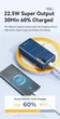Внешний аккумулятор повербанк power bank Remax RPP-506 |5A, 22.5W, PD/QC3.0, USB, Type-C, micro-USB| Blue - изображение 4