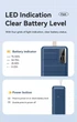 Внешний аккумулятор повербанк power bank Remax RPP-506 |5A, 22.5W, PD/QC3.0, USB, Type-C, micro-USB| Blue - изображение 5