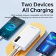 Внешний аккумулятор повербанк power bank Remax RPP-506 |5A, 22.5W, PD/QC3.0, USB, Type-C, micro-USB| White - изображение 11