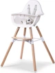 Стульчик для кормления Childhome Evolu 2 с бампером natural/white (CHEVOCHNW) - изображение 1