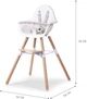 Стульчик для кормления Childhome Evolu 2 с бампером natural/white (CHEVOCHNW) - изображение 4