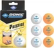 Мячи для настольного тенниса Donic Prestige 2 звезды 40+ 6 шт. White+orange (608523) - изображение 1