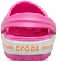 Детские сабо Crocs Kids' Crocband™ Clog 26 ярко-розовый/оранжевый 204537 - изображение 7