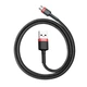 Кабель Baseus Cafule Cable USB For Micro 2.4A 1m Red+Black (CAMKLF-B91) - изображение 4