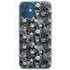 Чохол силіконовий для Apple IPhone 13 mini від Lex Altern (CAT X -ray, Skeleton Cat, Web, Halloween) - зображення 1