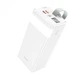 УМБ Power Bank Hoco J86 40000mAh PD/QC 22.5W з ліхтарем White - изображение 1
