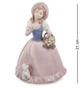 Керамічна фігурка Дівчинка з кошиком 15*14*21 см. BST 6001348 - зображення 1