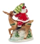 Новогодний набор солонка и перечница керамический Санта на олене 10,5*6*14 см. 600067 - изображение 2