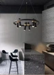 Люстра подвесная LOFT на 12 лампочек 26152 Черный 30-200х65х65 см. - изображение 1