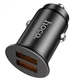 Адаптер автомобильный HOCO Micro USB Cable Developer dual port car charger set NZ1 |2USB, 3A, 36W, QC| - изображение 2