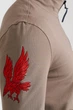 Коричнева кофта з вишивкою Aeronautica Militare 5062 XXL - зображення 6