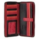 Женский кожаный кошелек Visconti BR76 (Black/Cherry) - изображение 2
