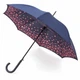 Зонт-трость женский механический Fulton L754- Bloomsbury-2 Scatter Star Navy&Pink (Звезды) - изображение 1