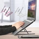 Раздвижная подставка для ноутбука Notebook Bracket P1 регулируемый держатель под планшет настольный Розовый - изображение 5