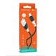 Кабель BOROFONE BX79 USB to Micro 2.4A, 1m, silicone connectors, Black/White - зображення 2