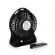 Вентилятор настольный аккумуляторный 18650 USB диаметр 10см Portable Fan Mini черный - изображение 3
