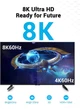 Кабель Vention HDMI-HDMI, 1 м, v2.1, 8K 60Гц, 4K 165Гц, 2K 144Гц, 1080P 240Гц (AANBF) - зображення 6