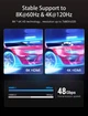 Кабель Vention HDMI-HDMI, 1 м, v2.1, 8K 60Гц, 4K 165Гц, 2K 144Гц, 1080P 240Гц (AANBF) - зображення 8