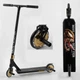 Самокат трюковый Best Scooter Simbiote Black Gold 120 мм литый диск 2 пеги + защита (SL1631-GJ) - изображение 3