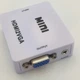 Конвертер адаптер из HDMI в VGA переходник преобразователь с внешним питанием для Т2 аналого-цифровое преобразование 1080P видео и аудио UKC белый - изображение 4