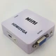 Конвертер адаптер из HDMI в VGA переходник преобразователь с внешним питанием для Т2 аналого-цифровое преобразование 1080P видео и аудио UKC белый - изображение 5