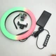Кольцевая LED лампа 30 см RGBW 8 цветов с штативом 210 см кольцевой свет подсветка для фотографов блогеров тиктокеров визажистов SOFT RING LIGHT UKC - изображение 13