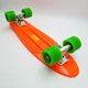 Пенни борд скейт 55х15см до 80кг ABEC 7 матовые колеса скейтборд Penny Board Pastel Series оранжевый - изображение 4