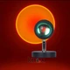 Підлогова лампа захід сонця Golden LED Sunset Lamp 16 см. проекційний світильник-торшер - зображення 3