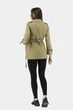 Жіночий двобортний плащ casual з поясом, кемел або оливковий Basic (кемел, L), 32658, 26941 - изображение 4