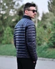 Чоловіча спортивна куртка на осінь-весну з качиного пуху City Class (темно-синій, 58), 38954, 25851 - изображение 4