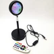 Sunset Lamp RGB проекційна лампа заходу сонця з пультом LED світильник 16 кольорів USB лампа для фото відео селфі підсвітка кімнати - зображення 1