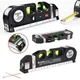 Уровень лазерный 4 в 1 жидкостный 3х уровень рулетка линейка Fixit Laser Level PRO 3 - изображение 1