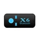 Беспроводной AUX MP3 WAV авто ресивер магнитолы адаптер Bluetooth 4.1 + EDR приемник UKC X6 6948 черный - изображение 4