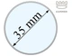 Капсула для монеты Kammer диаметром 35 мм акрил поштучно - изображение 4