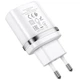 Зарядное устройство HOCO N1 2.4A (USB + кабель microUSB) White (29440) - изображение 3