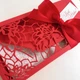 Gift Box Florale колір червоний Вітальна листівка + конверт для грошей ручної роботи - зображення 4