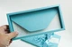 Gift Box Florale колір бірюза Вітальна листівка + конверт для грошей ручної роботи - зображення 4