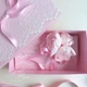 Gift box Bourgeois колір рожевий Вітальна листівка + конверт ручної роботи - зображення 1