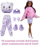 Лялька Барбі Сюрприз у костюмі Ведмедика Тедді Змінює колір Barbie Cutie Reveal Doll HJL57 - зображення 4