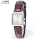 Женские наручные часы Casio LTP-V007L-9E Золотисто-коричневые с серебристым - изображение 1