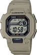 Мужские наручные часы Casio W-737HX-5A Хаки современные - изображение 1