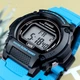 Мужские наручные часы Casio W-219H-2A2 Черный\Синий ремешок - изображение 5
