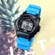 Мужские наручные часы Casio W-219H-2A2 Черный\Синий ремешок - изображение 8