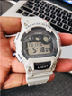 Чоловічий наручний годинник Casio W-735H-8A2 з ремінцем з каучуку Білий - зображення 3