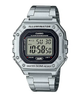 Чоловічий наручний годинник Casio W-218HD-1A Срібло з металевим ременем - зображення 2